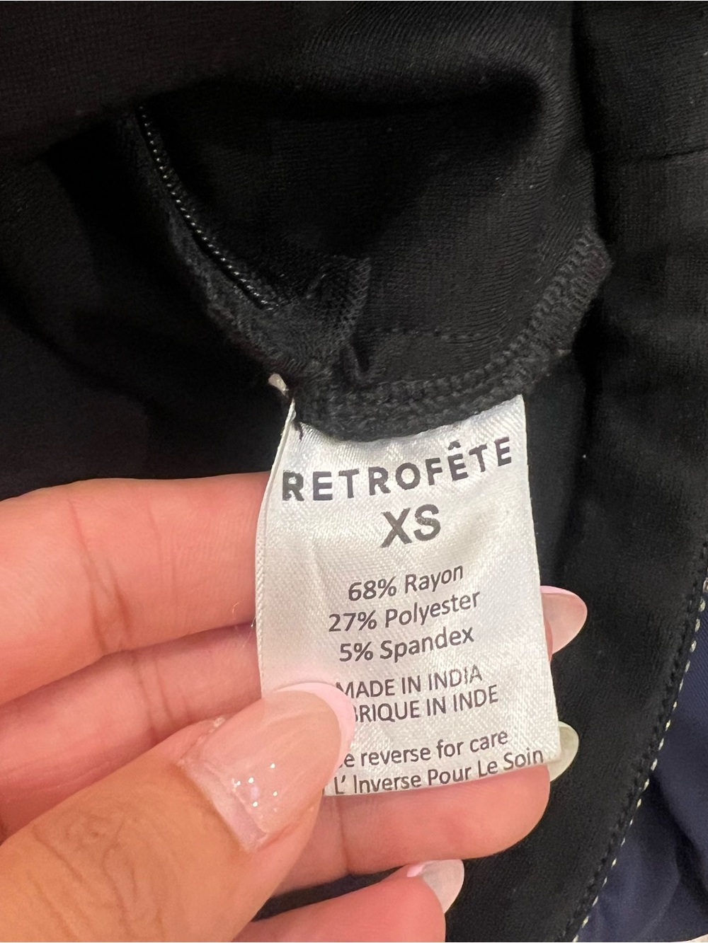 Retrofete Regina Dress in Black Size XS - Picture 4 of 4